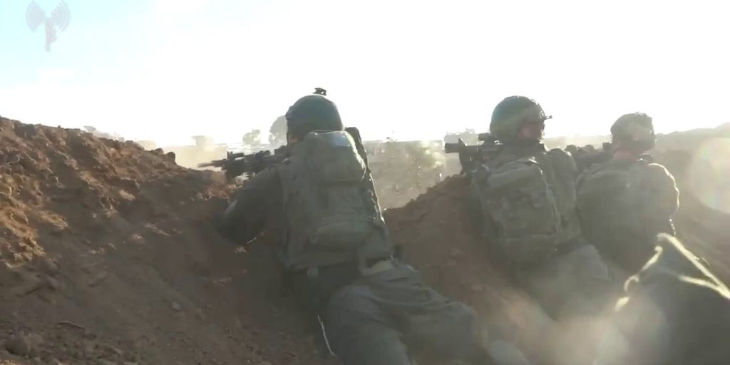 IDF fighting terrorists in the Netzarim Corridor
