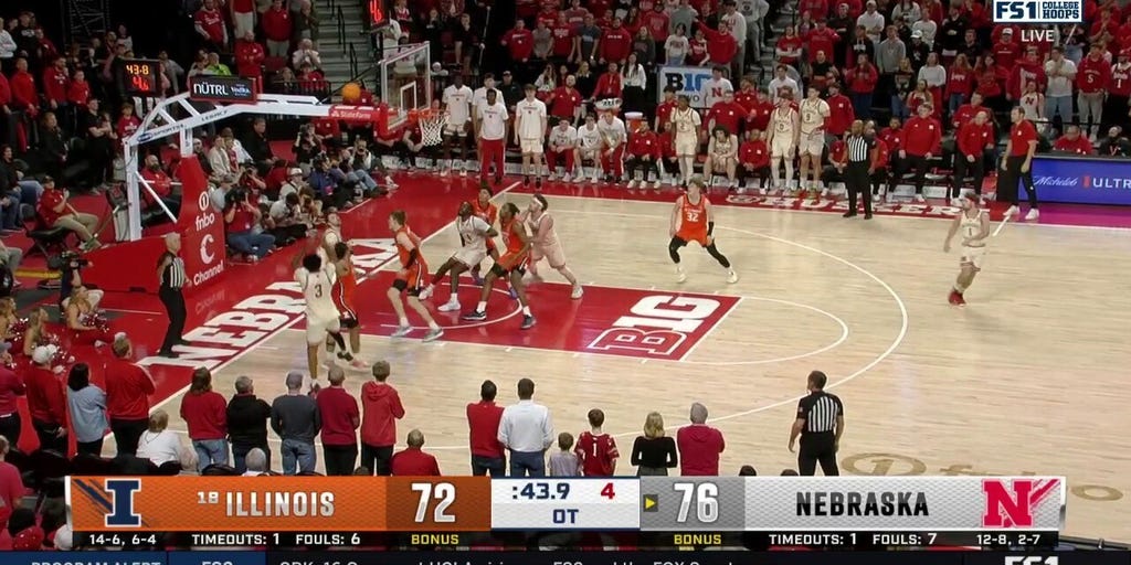 Brice Williams makes jumper to seal Nebraska's 80-74 win over Illinois