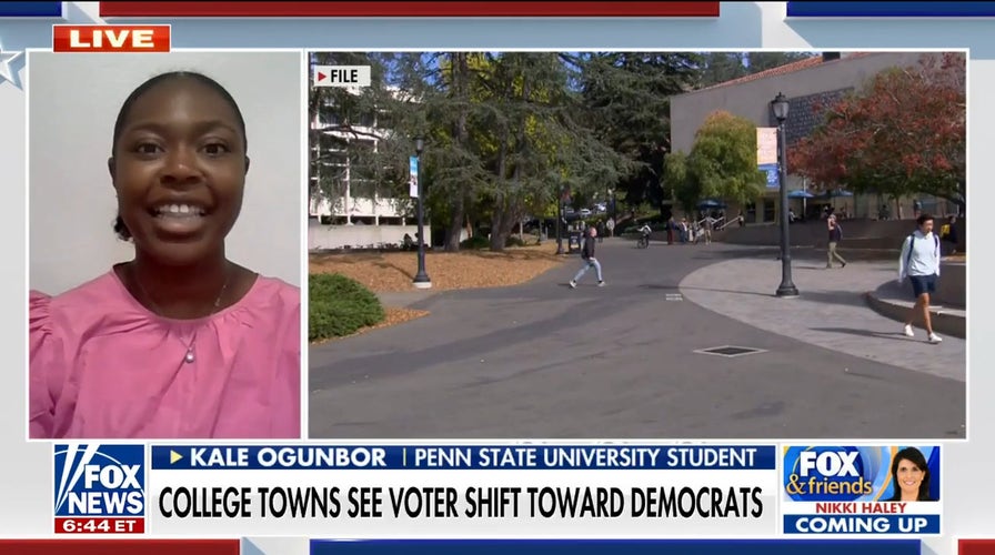 I'm Conservative students discuss how college towns are shifting Democratic