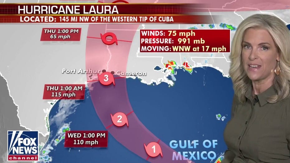 Hurricane Laura Prompting Warnings In Texas Louisiana As It Moves Through Gulf Of Mexico Fox News