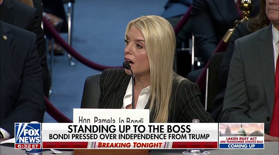 Will AG pick Pam Bondi act independently of DOJ?
