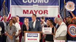 Former Gov. Andrew Cuomo, the frontrunner in the New York City mayoral primary, urges Democrats to 'stand united' against President Donald Trump