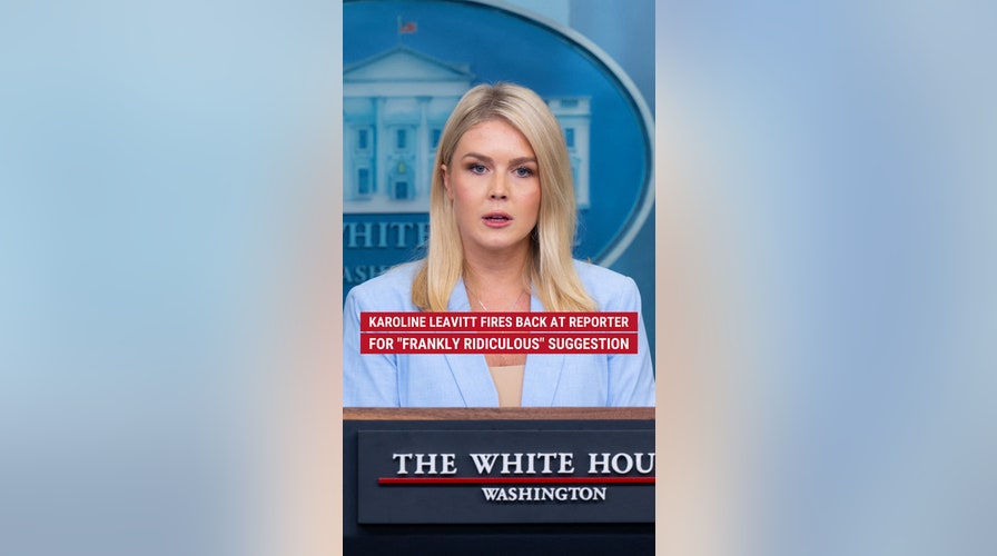 Karoline Leavitt claps back at reporter’s “ridiculous” question about Trump's Middle East trip