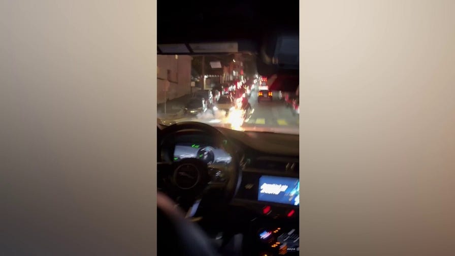 Waymo drives through exploding firework in San Francisco