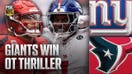 Drew Brees breaks down the Giants' CLUTCH overtime win in J.J. McCarthy’s first start