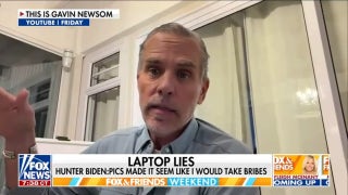 Hunter Biden responds to laptop scandal during Newsom interview