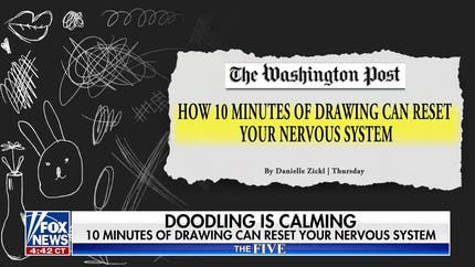 Greg Gutfeld reveals the doodles he draws during shows