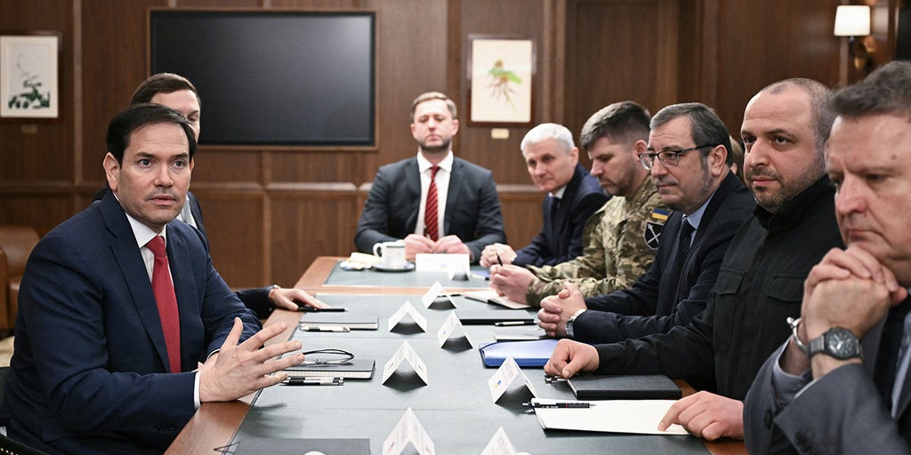 WATCH LIVE: Rubio departs meeting with Ukrainian delegation in Florida