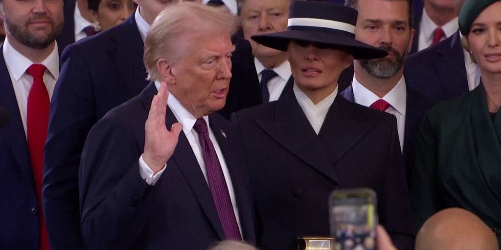 Donald Trump is sworn in as President of the United States | Fox News Video