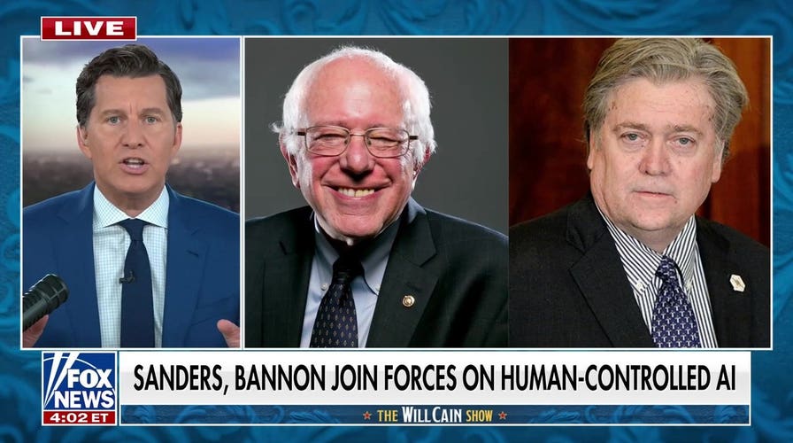 Will Cain: AI scare is so big, it’s uniting Sanders and Bannon