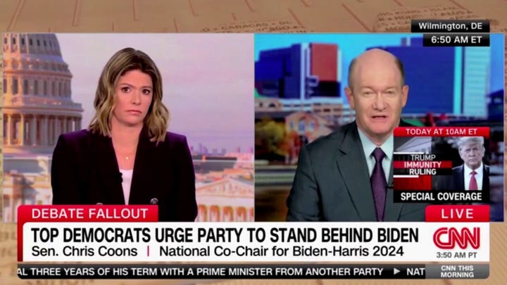 Democratic lawmaker calls out the media for focus on Biden debate performance