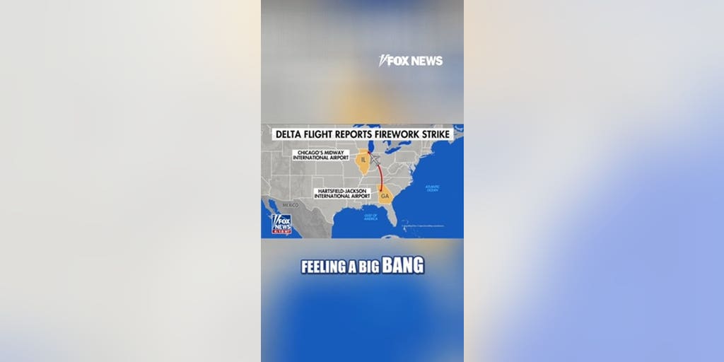 ‘BIG BANG’: Delta flight reports firework strike