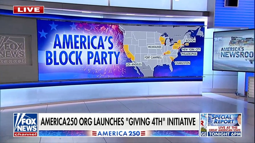 America 250 official details nationwide 'Block Party,' charitable push