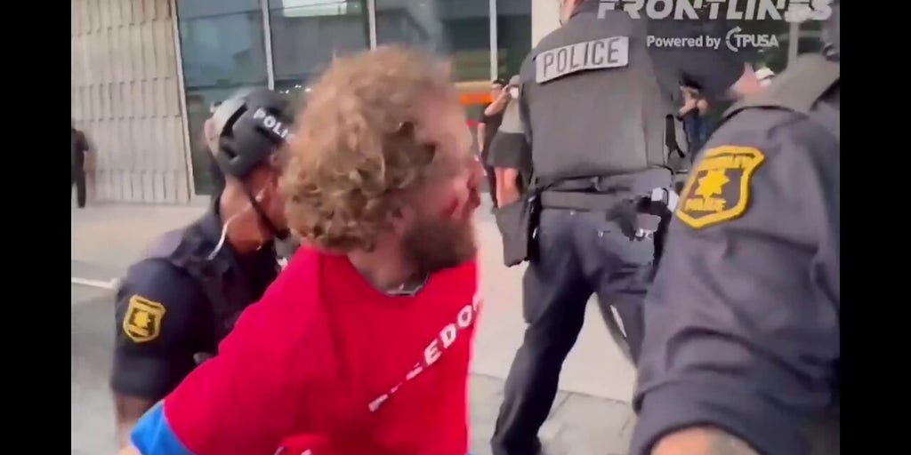 Police detain two men after fight near University of California, Berkeley before Turning Point USA event