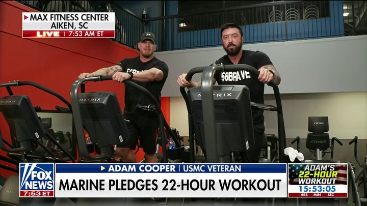 Marine vet pledges 22-hour workout to raise awareness for veteran suicides