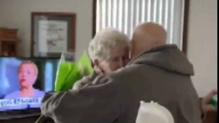 Minnesota couple reunited in time for wife's birthday