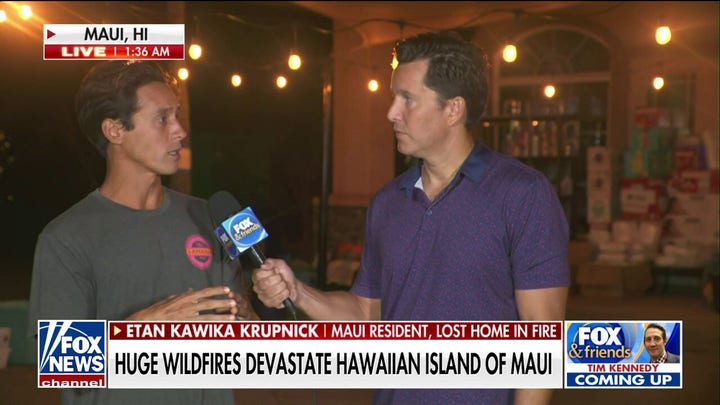 Will Cain speaks to Maui resident who says leadership is 'slacking'
