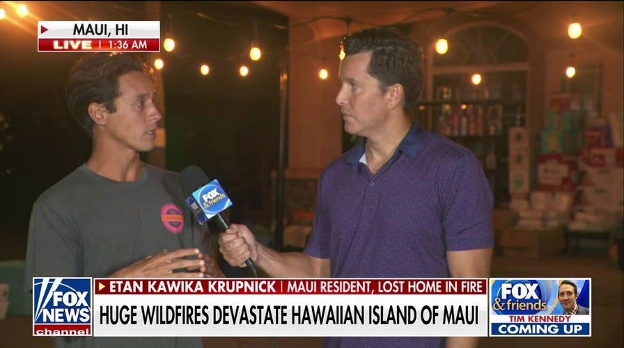 Will Cain speaks to Maui resident who says leadership is 'slacking'