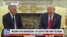 Trump rails against 'Gavin New-scum' in meeting with Canadian PM