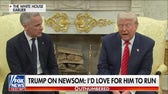 Trump rails against 'Gavin New-scum' in meeting with Canadian PM