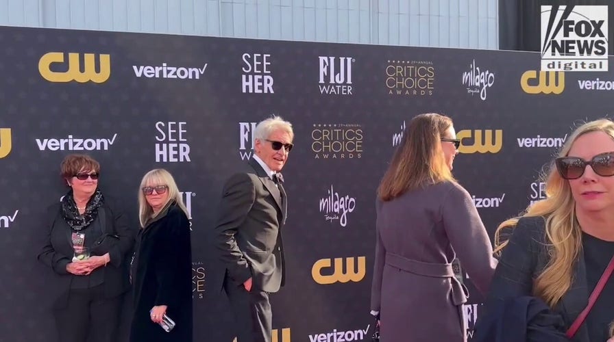 Harrison Ford walks the red carpet at the 2024 Critics Choice Awards