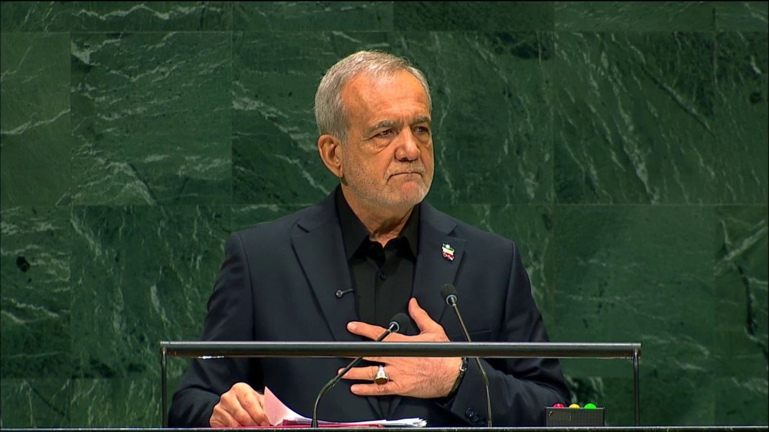 Iran President Pezeshkian to UNGA: Iran only seeks 'peaceful' nuclear power