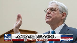 House approves resolution to hold AG Merrick Garland in contempt of Congress - Fox News