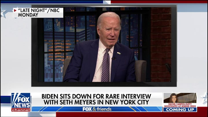 Biden takes swipe at Trump while addressing age concerns on late-night TV