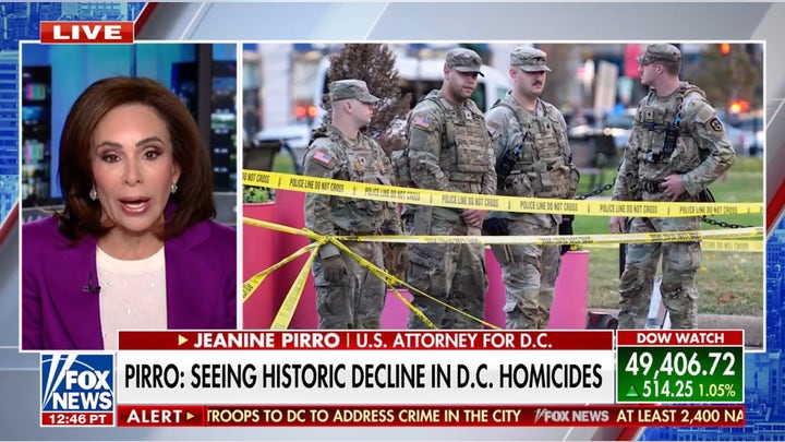 Jeanine Pirro touts DC’s historic decline in violent crime and homicides