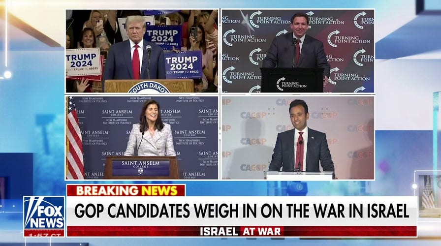 2024 GOP presidential candidates weigh in on Israel-Hamas war