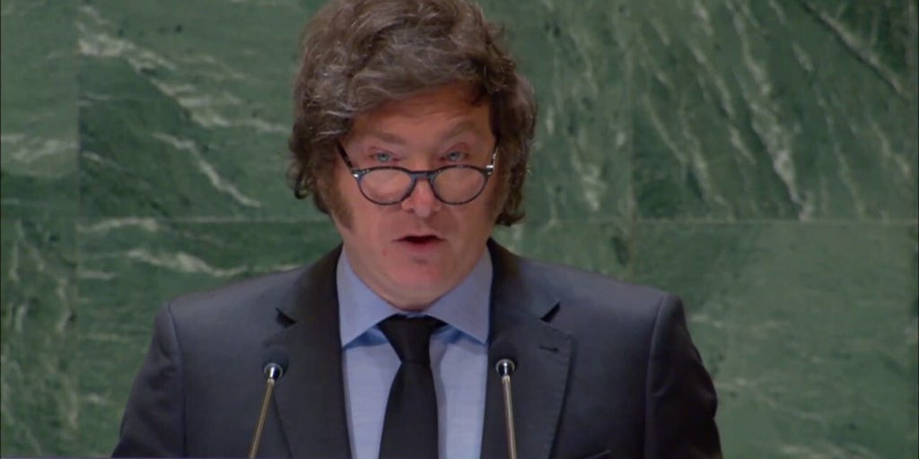 Argentina's President Javier Milei says UN turning into 'Leviathan' like organization