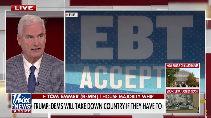 'Enough is enough': Emmer rips Democrats as shutdown pain spreads nationwide