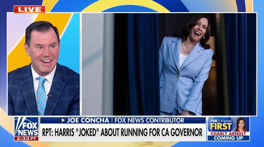 VP Harris 'joked' about running for California gov. if she loses 2024 election: Report