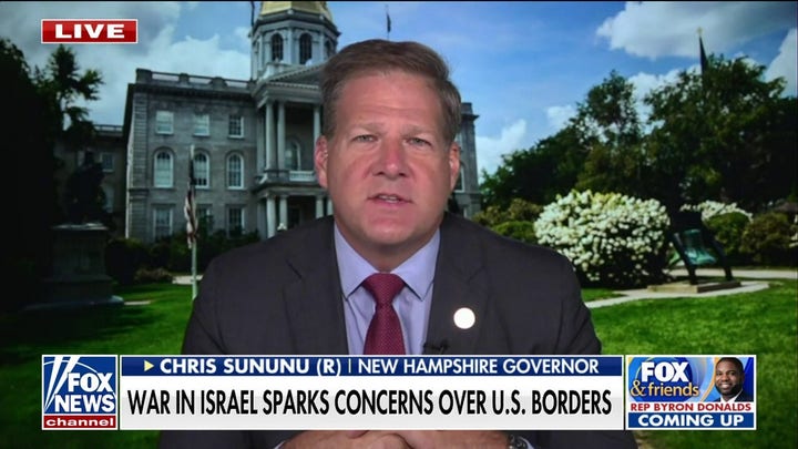 NH Gov Chris Sununu calls Dem Gov Newsom, Hochul's visits to Israel a 'political stunt'