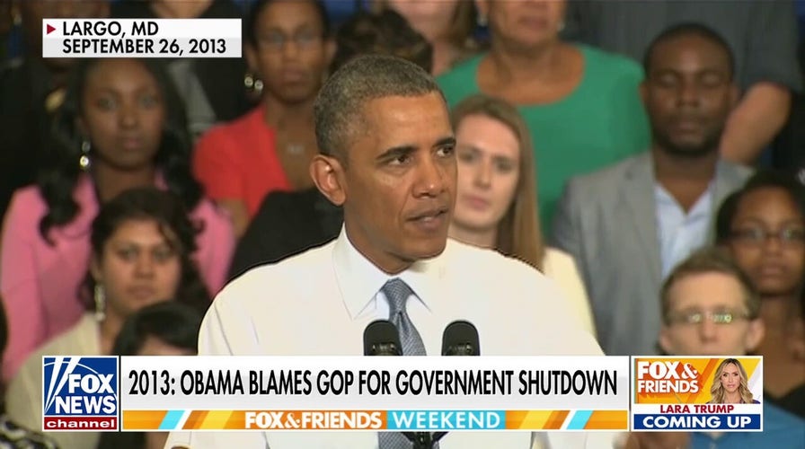 Obama once blasted government shutdowns as ‘total irresponsibility’