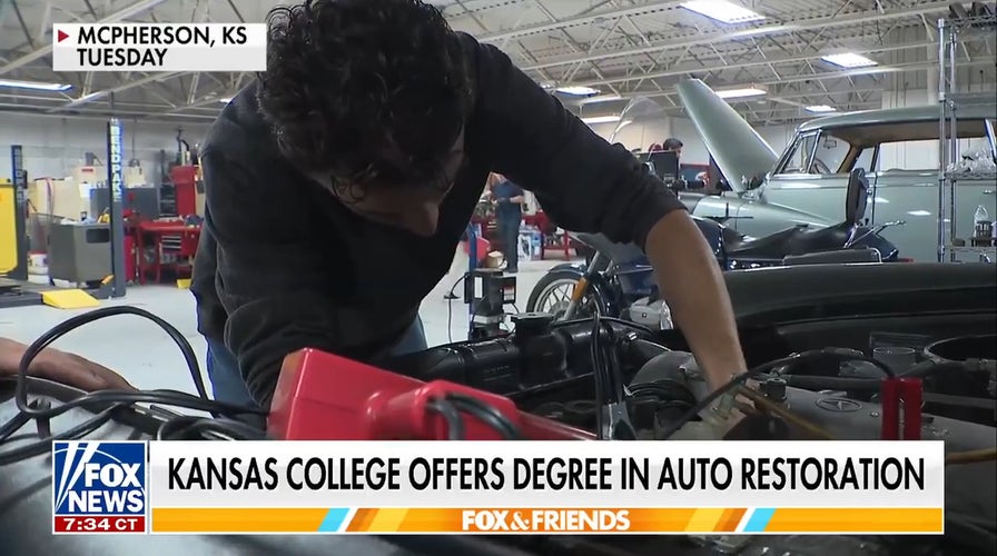 Kansas college offers degree in auto restoration