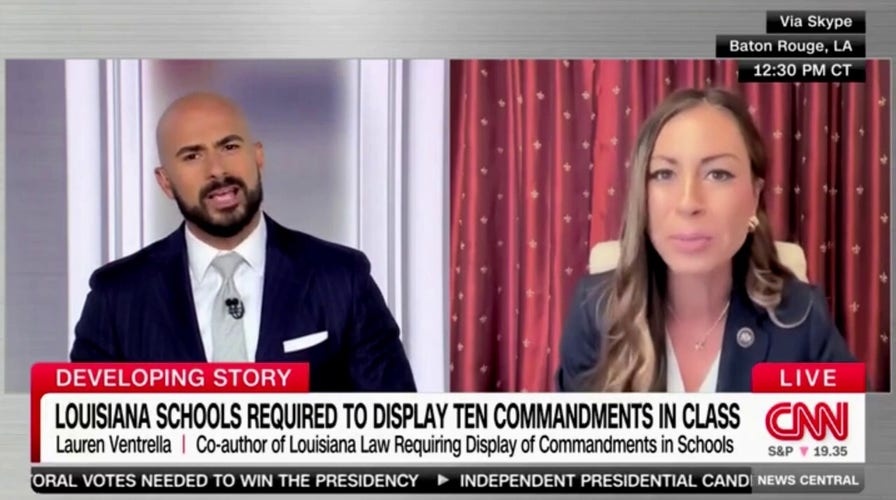 CNN host, Louisiana lawmaker clash over Ten Commandments display in schools: 'Don’t make this about me!’