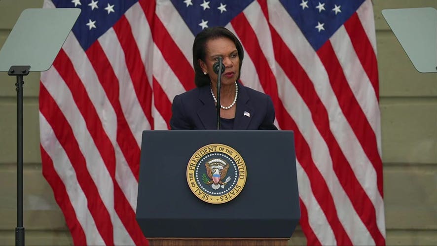 66th Secretary of State Dr. Condoleezza Rice Speaks at Pentagon 9/11 Memorial