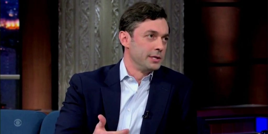 Jon Ossoff brands Trump as 'symptom of a deeper disease in our society' during Colbert appearance