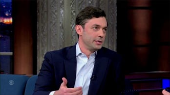Jon Ossoff brands Trump as 'symptom of a deeper disease in our society' during Colbert appearance