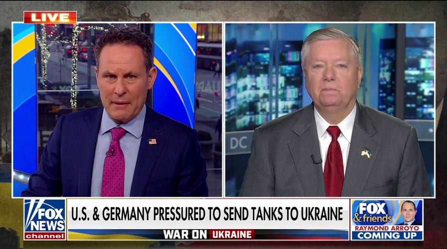 Lindsey Graham urging US to increase military support for Ukraine