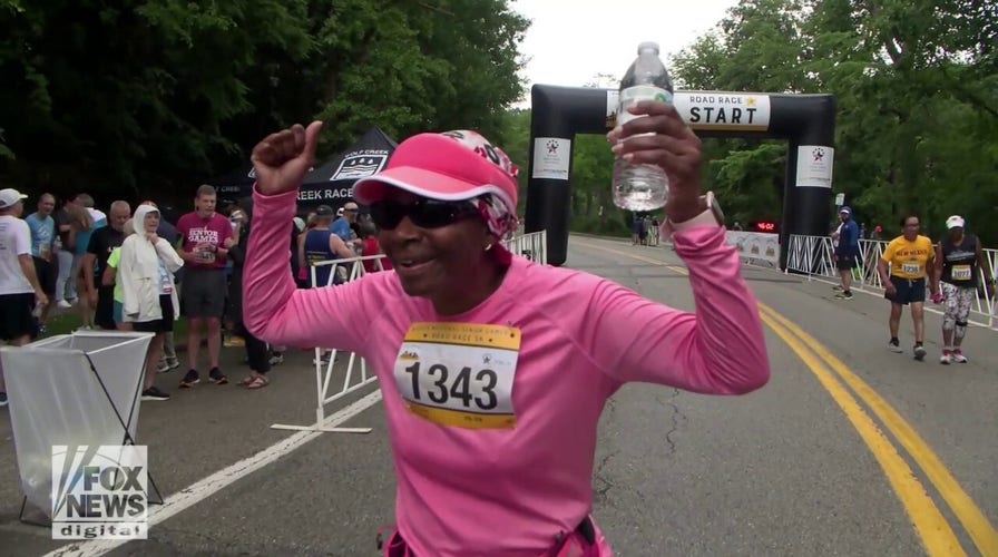 West Virginia woman who is blind runs 5K, places in her age group at 74 years old