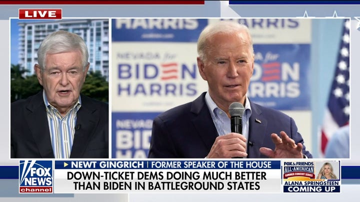 Newt Gingrich urges Trump to use humor with Biden at debate as opposed to anger