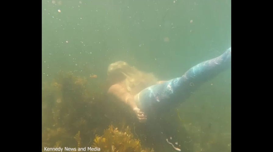 Must-watch video: Mermaid is shown swimming in ocean