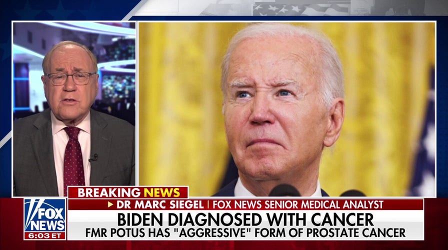 Biden diagnosed with 'aggressive' prostate cancer