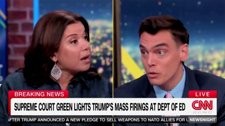 Sparks fly on CNN as Ana Navarro discounts pundit's opinion because he's a 'White man'