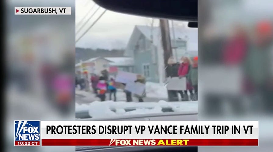 Demonstrators protest VP Vance in Vermont after Zelenksyy dispute 