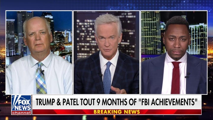 President Trump and FBI Director Patel reveal violent crime crackdown results