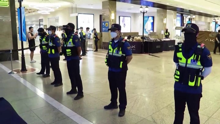 WARNING: GRAPHIC CONTENT One killed, 12 hurt in South Korea stabbing incident