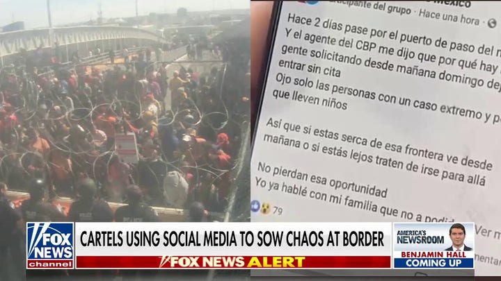 Cartel accused of sparking migrant rush in El Paso with Facebook post